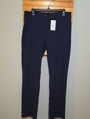 Yogipace Women's Navy Straight-Leg Yoga Pants Sz XL